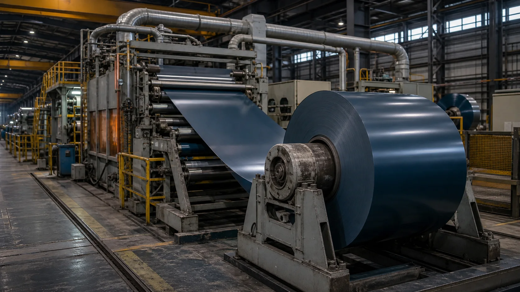 Coated and Pre-Painted Steel production and supply visual