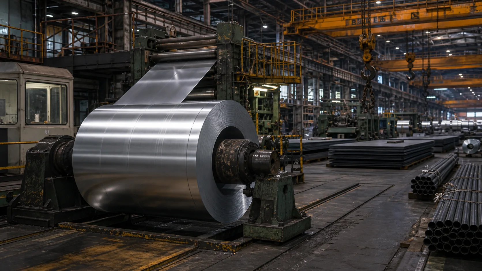 Flat Steel production and supply visual